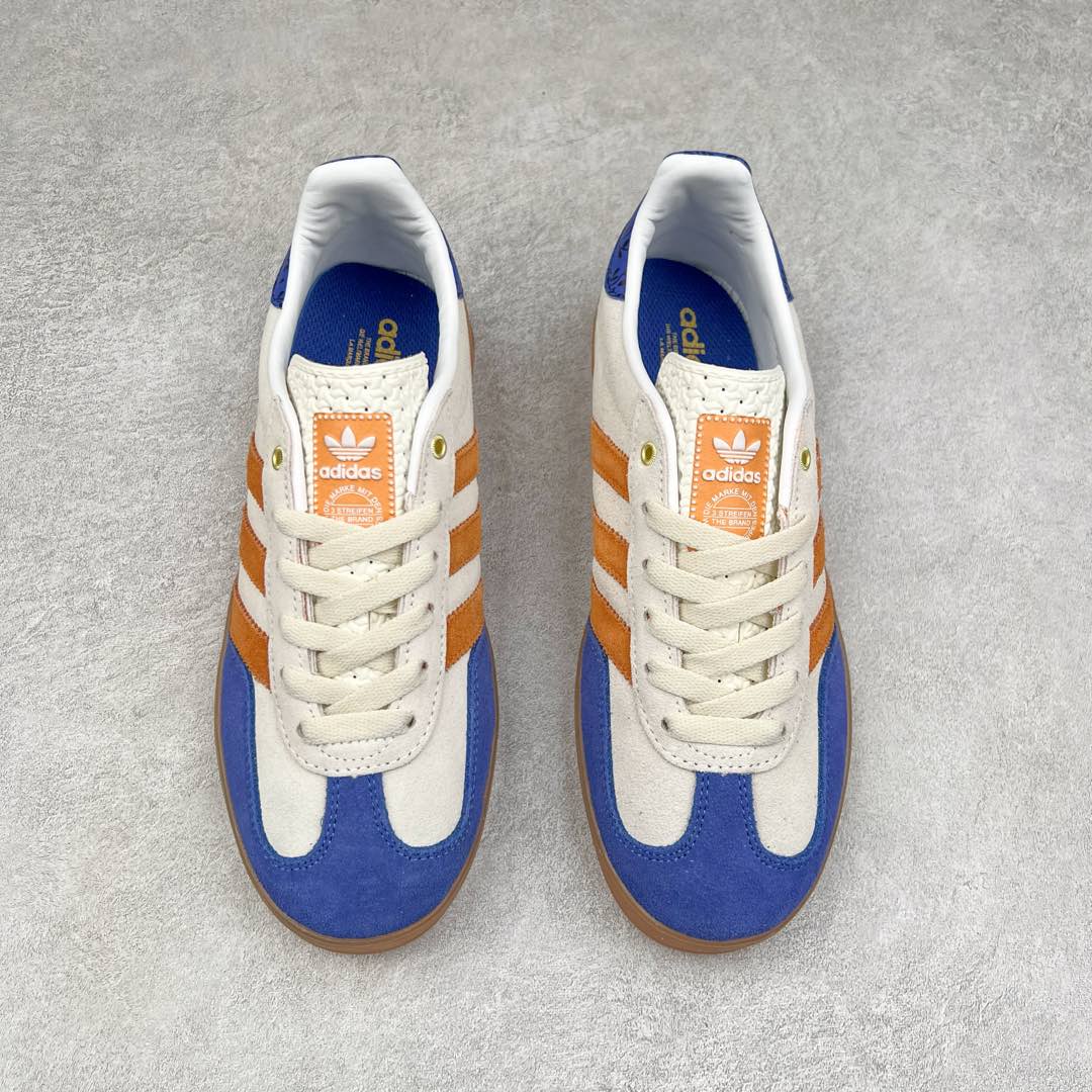 图片[2]-AD Gazelle Indoor Trainers 羚羊内训系列低帮复古百搭休闲运动德训风板鞋 JQ0956 90年代经典的复刻版！自60年代以足球训练鞋面世以来,Gazelle就以其经典设计席卷全球。1991年版本的复刻,再造经典Gazelle。采用皮革打造,搭配浊色细节,让这款经典更加简约。尺码：36 36⅔ 37⅓ 38 38⅔ 39⅓ 40 40⅔ 41⅓ 42 42⅔ 43⅓ 44 45-选品中心