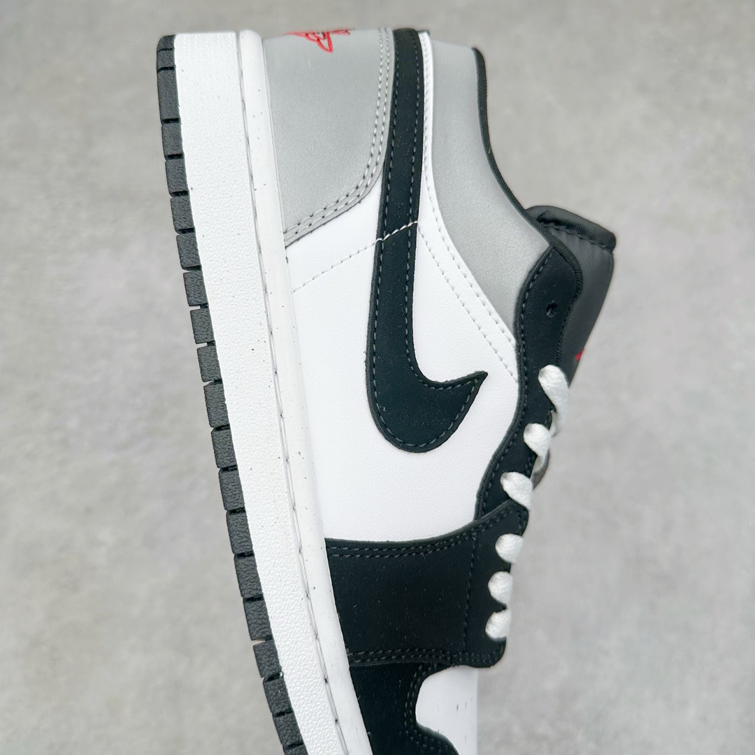 图片[6]-＃K版 Air Jordan AJ1 Low 低帮 黑白灰HF3148-106 全新流水线出品 DT版本唯一平替选择 市场第二梯队最强版 全部原鞋开发 原楦原纸板开发 全鞋电脑针车 原厂内置全掌气垫 原盒内在原标 唯一Zp原版鞋带绑法 免检产品 全新2022版型 全头层皮料 完美零毛边处理 原厂配置全掌气垫 价格定位良心 几十个配色陆续出货 尺码：36 36.5 37.5 38 38.5 39 40 40.5 41 42 42.5 43 44 44.5 45 46 47.5-选品中心