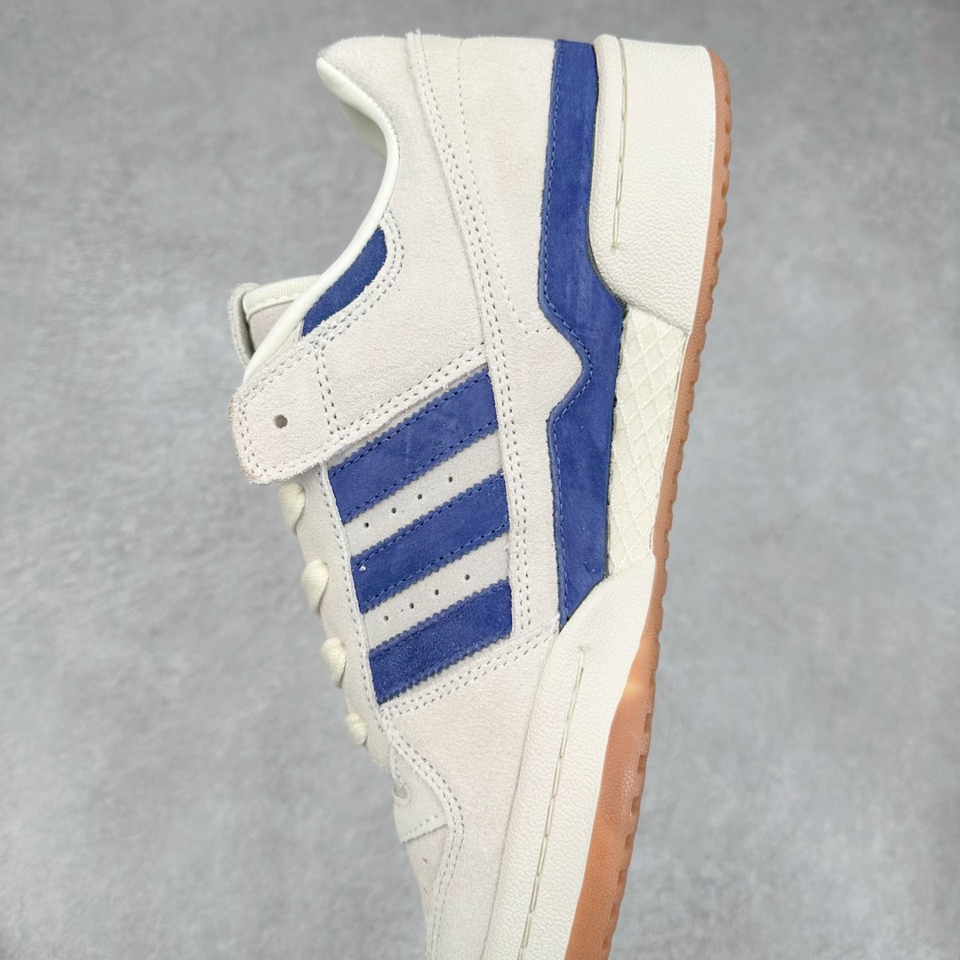 图片[7]-＃C版纯原 AD Forum 84 Low OG 低帮百搭潮流休闲运动板鞋 IF9681 以复古篮球鞋的外形为基础 采用皮革拼接 简约百搭 更加贴合舒适 中底内侧网格造型起到点睛之笔 外底橡胶 更显复古 尺码：36 36.5 37.5 38 38.5 39 40 40.5 41 42 42.5 43 44 44.5 45-选品中心