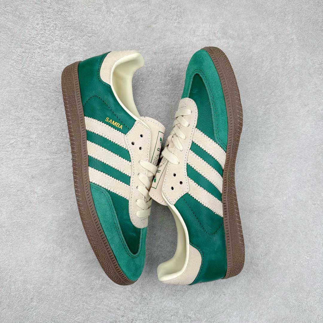 图片[3]-AD Original Samba OG 复古经典轻便板鞋 JI3215 这款桑巴鞋展示了高质量的工艺 带有装饰的超锁缝制和无缝的手感 柔软、柔软的皮革造型和标志性的3条纹完成了精致的外观 正规合身鞋带 鞋面上有绒面鞋垫 橡胶鞋底 享受正畸套筒软感 自50年代首次亮相以来就一直在赢得粉丝的青睐 尺码：36 36.5 37.5 38 38.5 39 40 40.5 41 42 42.5 43 44 44.5 45-选品中心