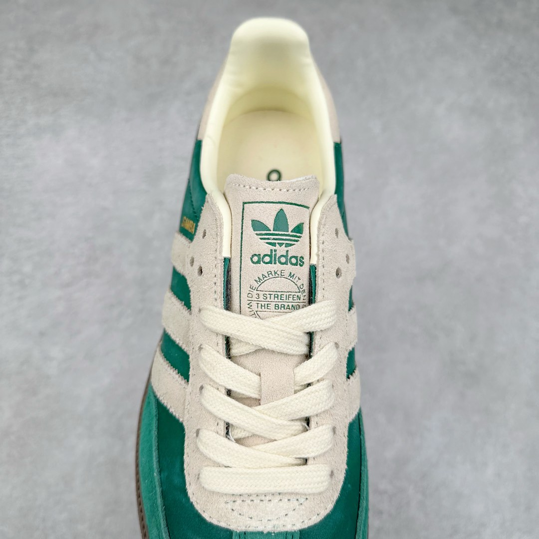 图片[5]-AD Original Samba OG 复古经典轻便板鞋 JI3215 这款桑巴鞋展示了高质量的工艺 带有装饰的超锁缝制和无缝的手感 柔软、柔软的皮革造型和标志性的3条纹完成了精致的外观 正规合身鞋带 鞋面上有绒面鞋垫 橡胶鞋底 享受正畸套筒软感 自50年代首次亮相以来就一直在赢得粉丝的青睐 尺码：36 36.5 37.5 38 38.5 39 40 40.5 41 42 42.5 43 44 44.5 45-选品中心