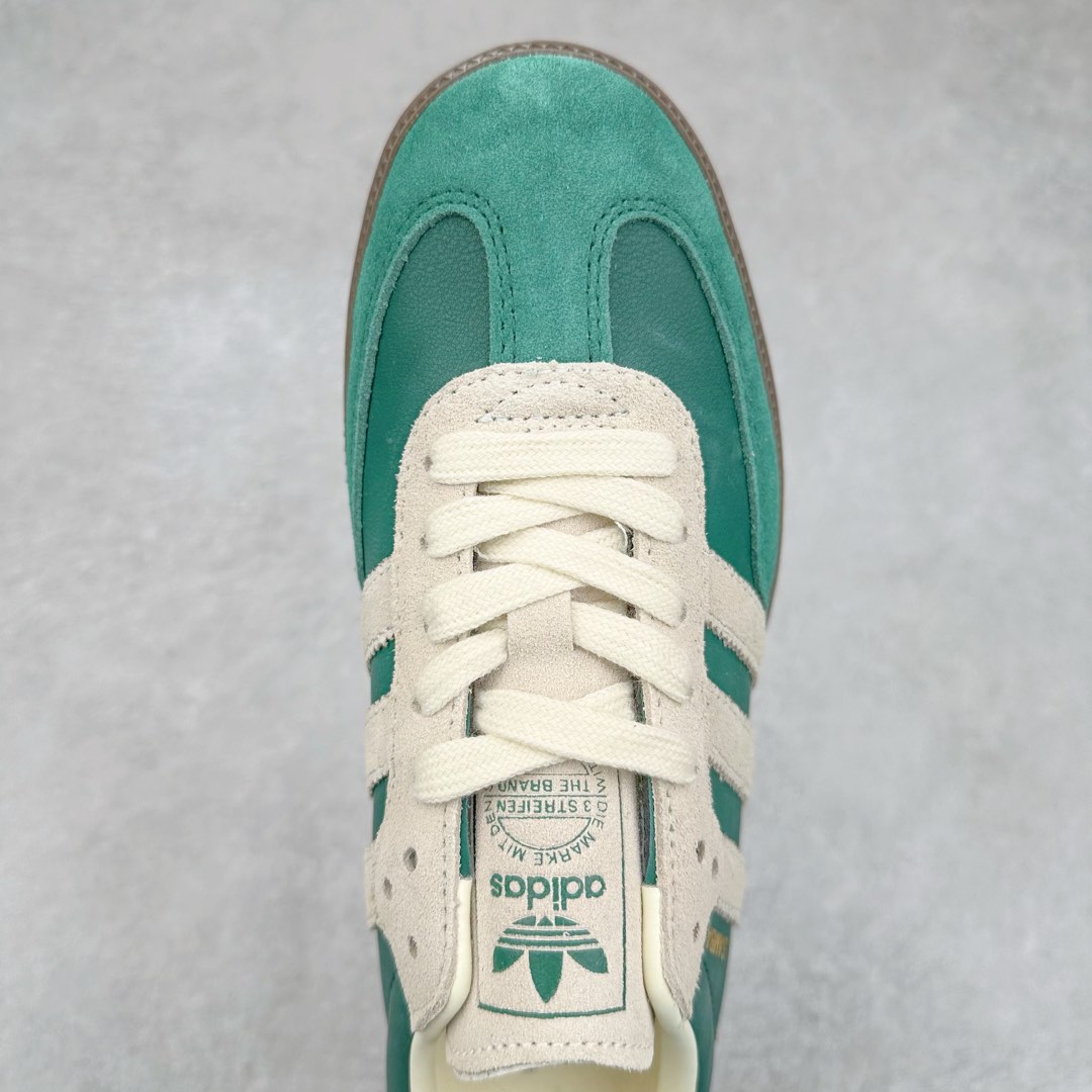 图片[4]-AD Original Samba OG 复古经典轻便板鞋 JI3215 这款桑巴鞋展示了高质量的工艺 带有装饰的超锁缝制和无缝的手感 柔软、柔软的皮革造型和标志性的3条纹完成了精致的外观 正规合身鞋带 鞋面上有绒面鞋垫 橡胶鞋底 享受正畸套筒软感 自50年代首次亮相以来就一直在赢得粉丝的青睐 尺码：36 36.5 37.5 38 38.5 39 40 40.5 41 42 42.5 43 44 44.5 45-选品中心