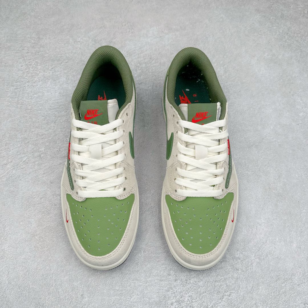 图片[2]-TS x Air Jordan AJ1 Low 倒钩低帮联名定制配色 DM7866-075 原厂内置气垫魔块 A模大底 头层小牛皮 鞋舌AJ原厂专用牛津布+AJ专用反口珍珠布+原厂无杂质高弹内里海棉+特殊封边弹力鞋带 尺码：36 36.5 37.5 38 38.5 39 40 40.5 41 42 42.5 43 44 44.5 45 46 47.5-选品中心