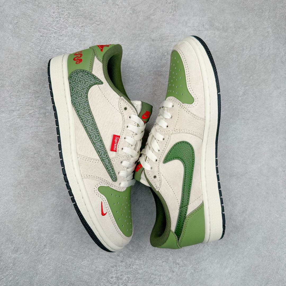 图片[3]-TS x Air Jordan AJ1 Low 倒钩低帮联名定制配色 DM7866-075 原厂内置气垫魔块 A模大底 头层小牛皮 鞋舌AJ原厂专用牛津布+AJ专用反口珍珠布+原厂无杂质高弹内里海棉+特殊封边弹力鞋带 尺码：36 36.5 37.5 38 38.5 39 40 40.5 41 42 42.5 43 44 44.5 45 46 47.5-选品中心