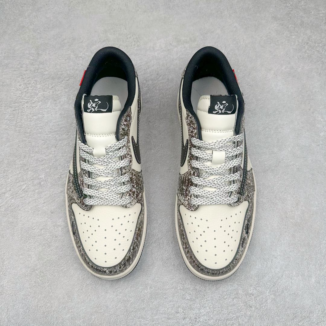 图片[2]-TS x Air Jordan AJ1 Low 倒钩低帮联名定制配色 SJ2068-144 原厂内置气垫魔块 A模大底 头层小牛皮 鞋舌AJ原厂专用牛津布+AJ专用反口珍珠布+原厂无杂质高弹内里海棉+特殊封边弹力鞋带 尺码：36 36.5 37.5 38 38.5 39 40 40.5 41 42 42.5 43 44 44.5 45 46 47.5-选品中心