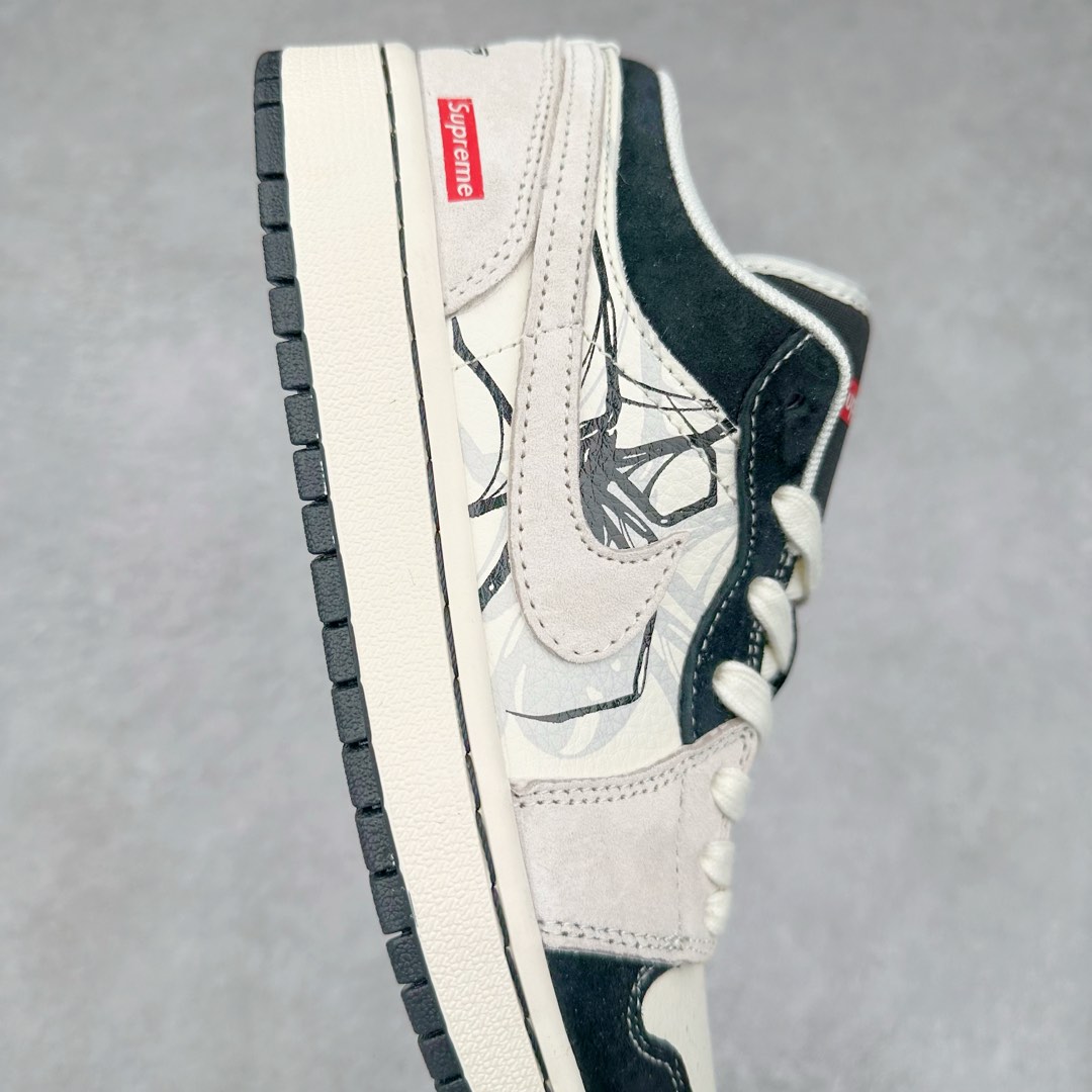 图片[6]-TS x Air Jordan AJ1 Low 倒钩低帮联名定制配色 XS3086-007 原厂内置气垫魔块 A模大底 头层小牛皮 鞋舌AJ原厂专用牛津布+AJ专用反口珍珠布+原厂无杂质高弹内里海棉+特殊封边弹力鞋带 尺码：36 36.5 37.5 38 38.5 39 40 40.5 41 42 42.5 43 44 44.5 45 46 47.5-选品中心