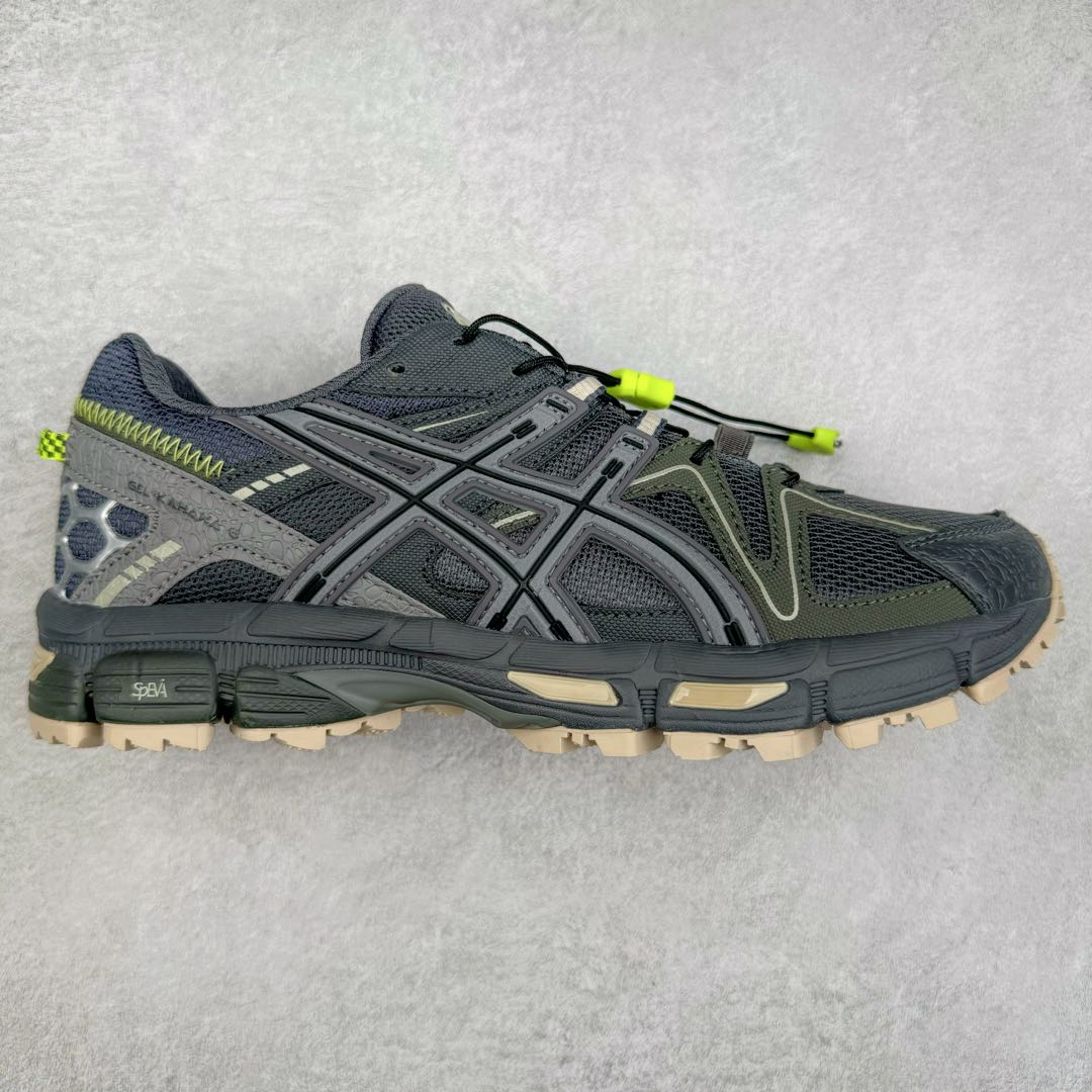 ＃PB纯原 ASICS GEL-KAHANA K8 亚瑟士越野跑步鞋抓地稳定运动鞋缓震耐磨跑鞋 GEL-KAHANA系列为实用级越野跑鞋 融合机能和户外潮流强势回归 核心科技GEL内置于后跟 配合SPEVA弹性中底 减轻落地时地面对脚部的冲击力 中底内侧DYNAMIC DUOMAX 双密度防倾斜装置和中足补强结构 以及后跟几何形状构造 多方面支撑保护 AHAR耐磨橡胶大底 配合沟槽纹路设计 增强抓地力 后足GEL缓冲系统 减轻冲击时的冲击 实现平稳过渡 Trusstic系统 减少鞋底的重量 同时保留了鞋子结构的完整性 尺码：36 37 37.5 38 39 39.5 40 40.5 41.5 42 42.5 43.5 44 44.5 45-选品中心
