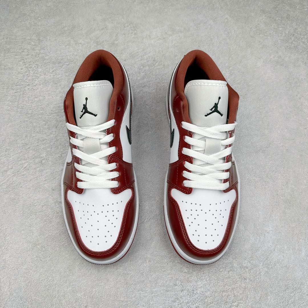 图片[2]-＃K版 Air Jordan AJ1 Low 低帮 酒红白HF3148-106 全新流水线出品 DT版本唯一平替选择 市场第二梯队最强版 全部原鞋开发 原楦原纸板开发 全鞋电脑针车 原厂内置全掌气垫 原盒内在原标 唯一Zp原版鞋带绑法 免检产品 全新2022版型 全头层皮料 完美零毛边处理 原厂配置全掌气垫 价格定位良心 几十个配色陆续出货 尺码：36 36.5 37.5 38 38.5 39 40 40.5 41 42 42.5 43 44 44.5 45 46 47.5-选品中心