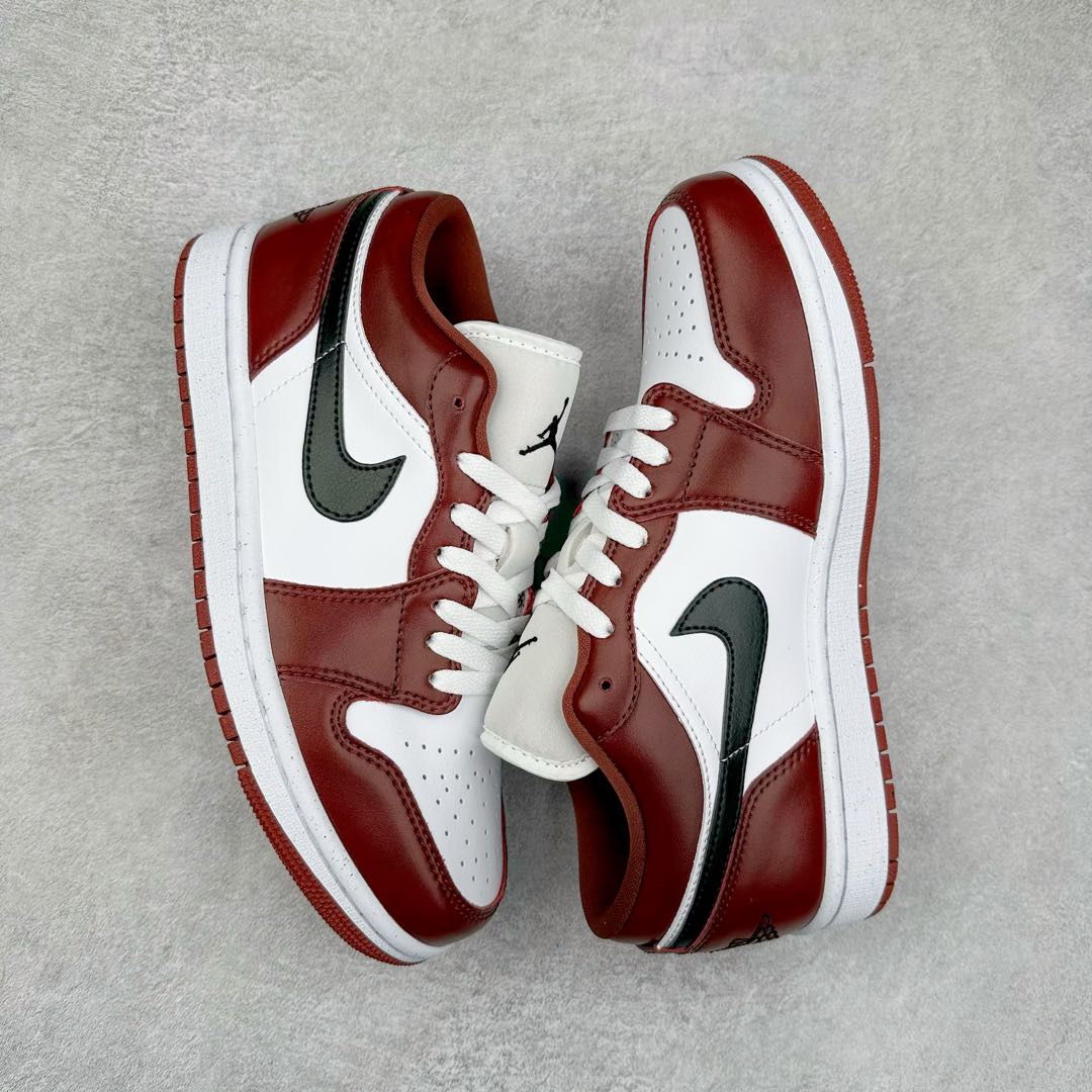 图片[3]-＃K版 Air Jordan AJ1 Low 低帮 酒红白HF3148-106 全新流水线出品 DT版本唯一平替选择 市场第二梯队最强版 全部原鞋开发 原楦原纸板开发 全鞋电脑针车 原厂内置全掌气垫 原盒内在原标 唯一Zp原版鞋带绑法 免检产品 全新2022版型 全头层皮料 完美零毛边处理 原厂配置全掌气垫 价格定位良心 几十个配色陆续出货 尺码：36 36.5 37.5 38 38.5 39 40 40.5 41 42 42.5 43 44 44.5 45 46 47.5-选品中心