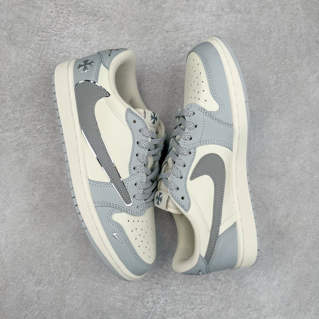 图片[3]-TS x Air Jordan AJ1 Low 倒钩低帮联名定制配色 DM7866-016 原厂内置气垫魔块 A模大底 头层小牛皮 鞋舌AJ原厂专用牛津布+AJ专用反口珍珠布+原厂无杂质高弹内里海棉+特殊封边弹力鞋带 尺码：36 36.5 37.5 38 38.5 39 40 40.5 41 42 42.5 43 44 44.5 45 46 47.5-选品中心