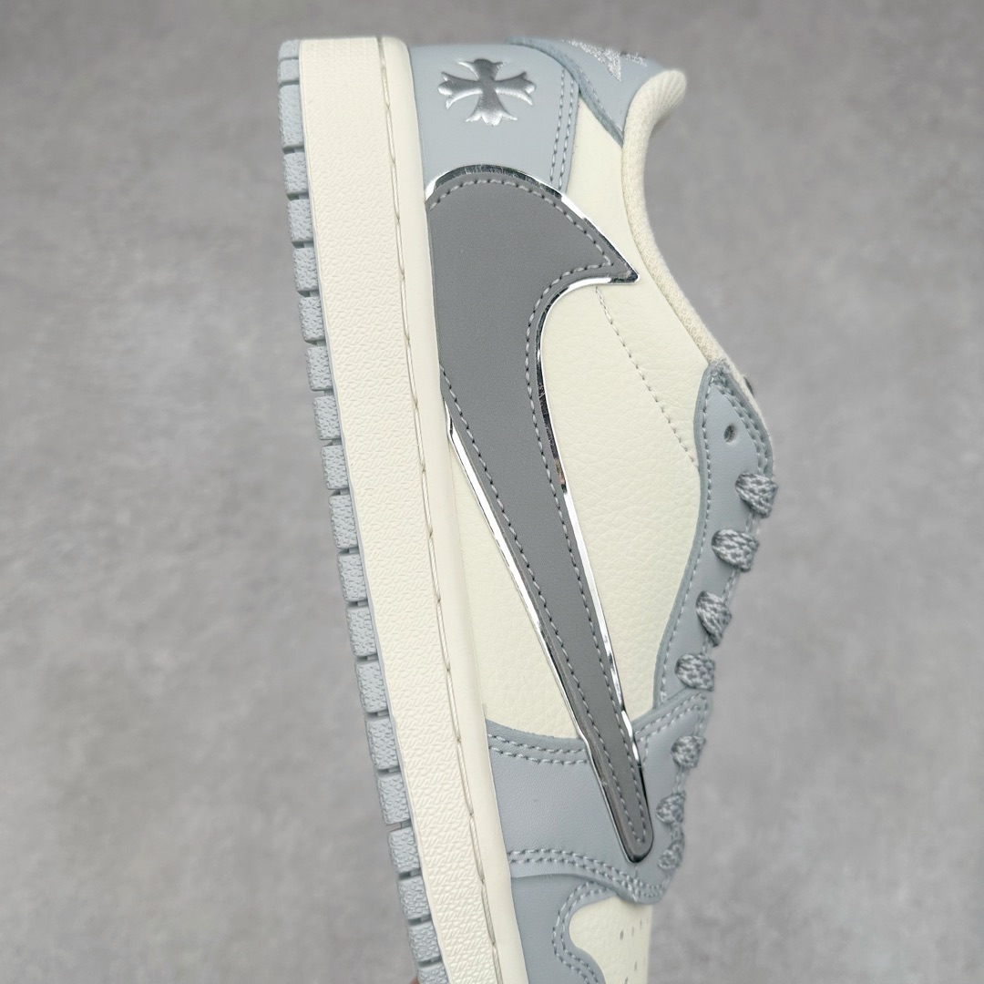 图片[6]-TS x Air Jordan AJ1 Low 倒钩低帮联名定制配色 DM7866-016 原厂内置气垫魔块 A模大底 头层小牛皮 鞋舌AJ原厂专用牛津布+AJ专用反口珍珠布+原厂无杂质高弹内里海棉+特殊封边弹力鞋带 尺码：36 36.5 37.5 38 38.5 39 40 40.5 41 42 42.5 43 44 44.5 45 46 47.5-选品中心