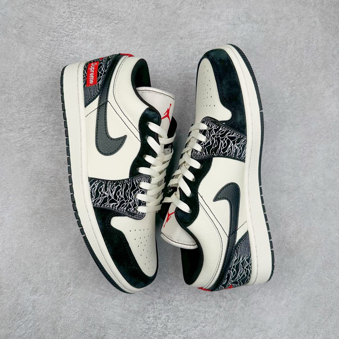图片[3]-Air Jordan AJ1 Low 低帮定制配色 DC2024-032 原厂内置气垫魔块 A模大底 头层小牛皮 鞋舌AJ原厂专用牛津布+AJ专用反口珍珠布+原厂无杂质高弹内里海棉+特殊封边弹力鞋带 尺码：36 36.5 37.5 38 38.5 39 40 40.5 41 42 42.5 43 44 44.5 45 46 47.5-选品中心