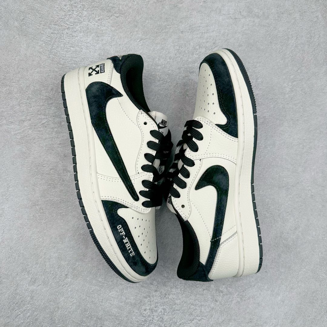 图片[3]-TS x Air Jordan AJ1 Low 倒钩低帮联名定制配色 DM7866-065 原厂内置气垫魔块 A模大底 头层小牛皮 鞋舌AJ原厂专用牛津布+AJ专用反口珍珠布+原厂无杂质高弹内里海棉+特殊封边弹力鞋带 尺码：36 36.5 37.5 38 38.5 39 40 40.5 41 42 42.5 43 44 44.5 45 46 47.5-选品中心