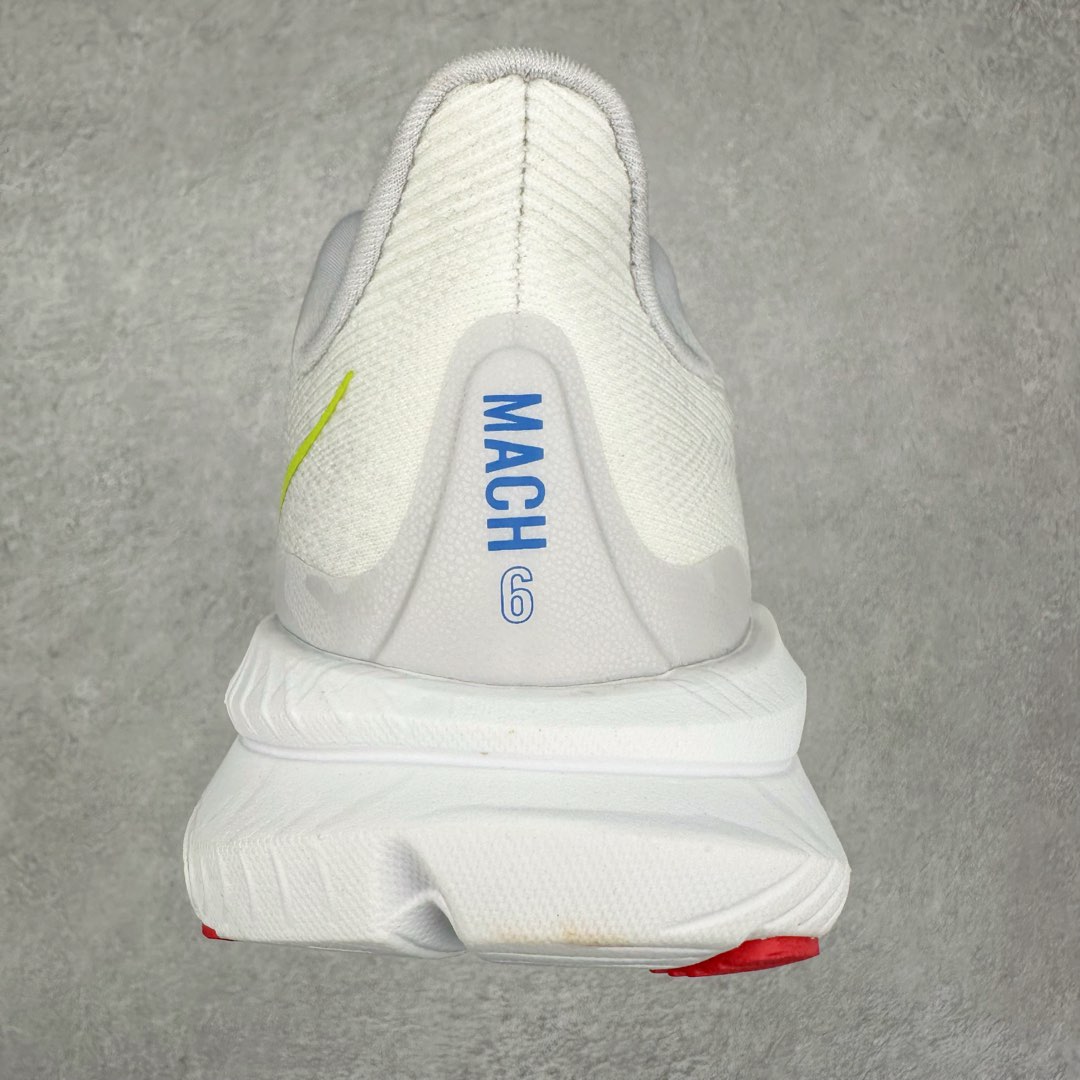 图片[8]-＃特价福利 HOKA ONE ONE MACH 马赫6 柔软舒适Y2K复古跑鞋防滑耐磨低帮跑步鞋 鞋面上部使用了编织紧密的单层提花网纱（Creel Jacquard）针织技术，虽然初穿时中足部位包裹稍显紧绷，但在几次穿着跑步后会好转，材料舒适贴合，无热点或刺激现象出现。鞋带系统标准配置，鞋带质量理想，鞋舌薄而填充少，内外两侧完全接合，能很好地包裹足部。Mach 6的中底摒弃了先前Mach 5所使用的PROFLY+双层中底和橡胶化泡沫，转而采用全新的SCF（超级临界泡沫）EVA材料，该材料为跑者提供了更明显的回弹感，在落地时能够快速反弹推离地面。相较于Mach 5的软弹着地感，Mach 6带来了一种显著不同的跑步体验。尺码：36 36.5 37.5 38 38.5 39 40 40.5 41 42 42.5 43 44 44.5 45-选品中心