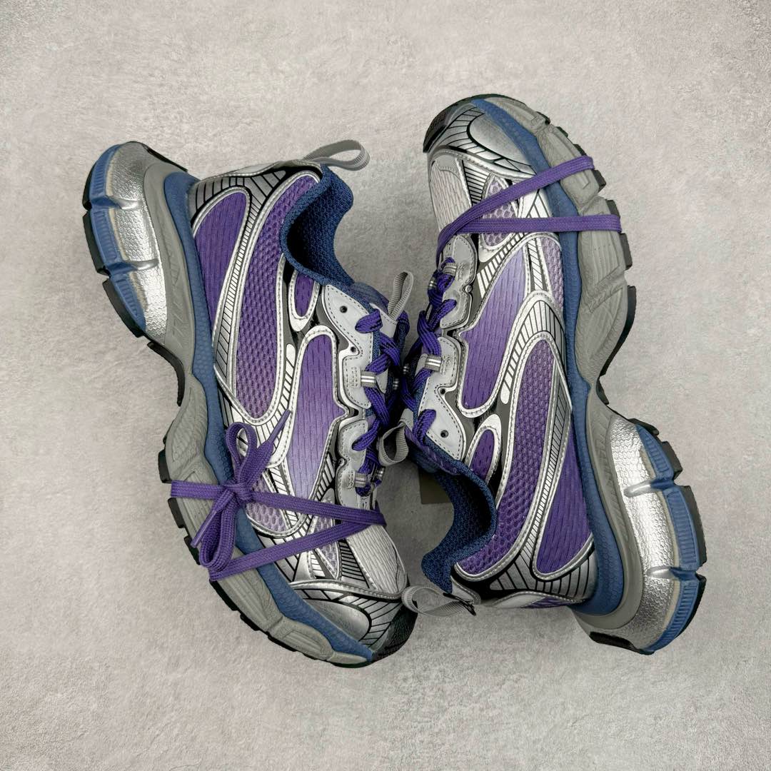 图片[3]-＃XA BALENCIAGA 3XL Sneakers 巴黎世家十代网布系带低帮走秀复古老爹鞋 全套原纸板楦头开发 最原汁原味的灵魂版型 全鞋荧光划线卡点 胶水把控整洁度追求极致完美 每一双都是工艺品 多重QC质检 超越公司货的品控标准 实实在在的免检产品 原盒原配 正确字体电绣 粗细、位置、大小正确 侧边TPU 透气孔匹配意产原版 正确分离大底 TPU软底 原版一致大底LOGO 立体感十足 原厂皮料水洗做旧 采购原厂网纱 不含皮革 网布材料和聚氨酯 磨损效果 鞋头边缘和后帮 Balenciaga 徽标 鞋面和后跟凸印尺码 鞋舌 3XL 橡胶品牌标识和反光细节 鞋帮拉袢和鞋舌拉祥 配反光细节 备用鞋带在鞋履前侧 可在穿着前取下 便于不同造型搭配 正常尺码 尺码：35 36 37 38 39 40 41 42 43 44 45 46-选品中心