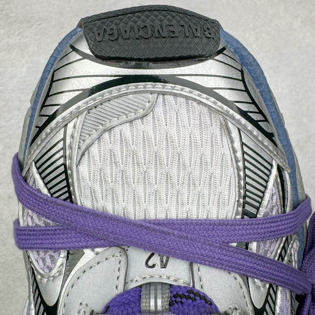 图片[17]-＃XA BALENCIAGA 3XL Sneakers 巴黎世家十代网布系带低帮走秀复古老爹鞋 全套原纸板楦头开发 最原汁原味的灵魂版型 全鞋荧光划线卡点 胶水把控整洁度追求极致完美 每一双都是工艺品 多重QC质检 超越公司货的品控标准 实实在在的免检产品 原盒原配 正确字体电绣 粗细、位置、大小正确 侧边TPU 透气孔匹配意产原版 正确分离大底 TPU软底 原版一致大底LOGO 立体感十足 原厂皮料水洗做旧 采购原厂网纱 不含皮革 网布材料和聚氨酯 磨损效果 鞋头边缘和后帮 Balenciaga 徽标 鞋面和后跟凸印尺码 鞋舌 3XL 橡胶品牌标识和反光细节 鞋帮拉袢和鞋舌拉祥 配反光细节 备用鞋带在鞋履前侧 可在穿着前取下 便于不同造型搭配 正常尺码 尺码：35 36 37 38 39 40 41 42 43 44 45 46-选品中心