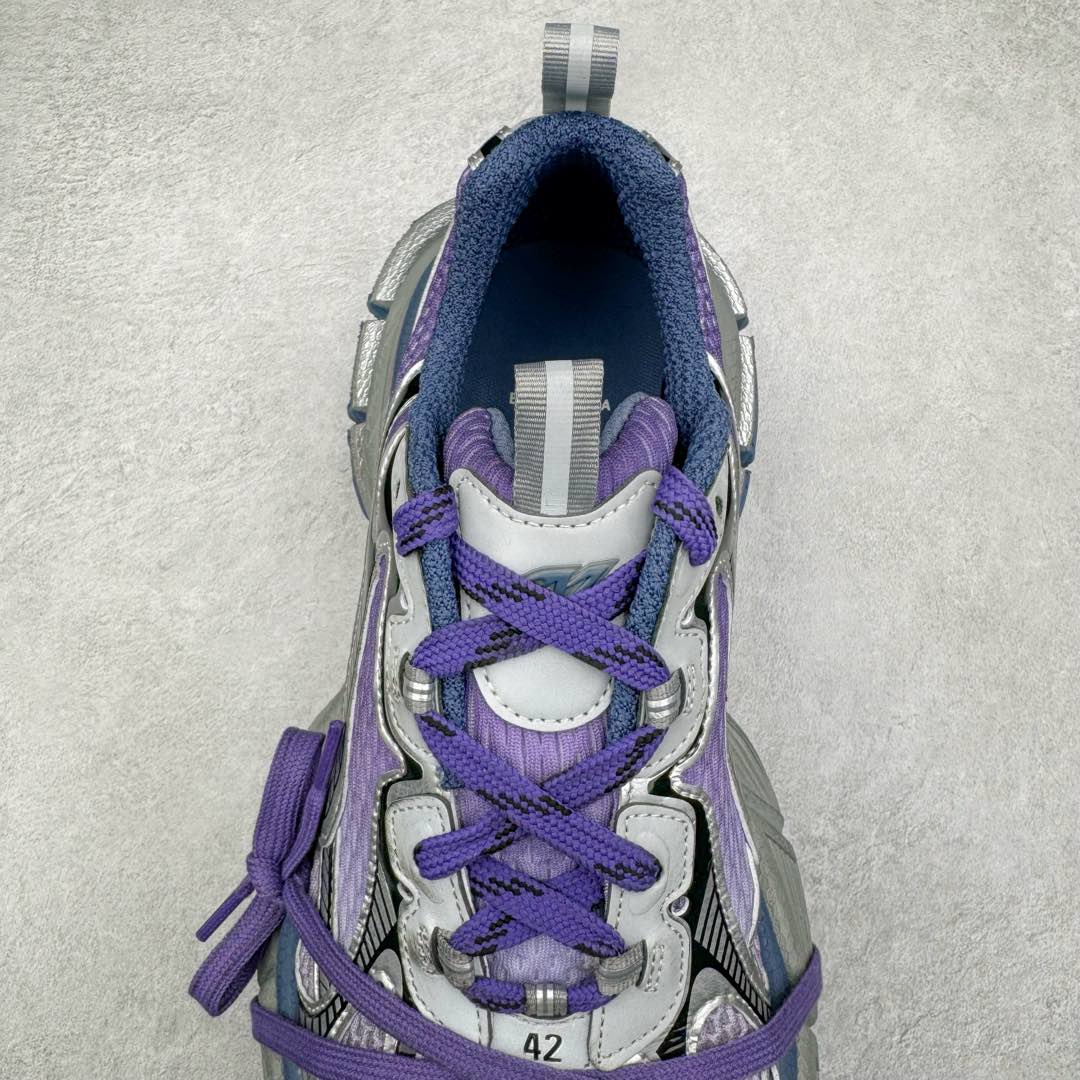 图片[5]-＃XA BALENCIAGA 3XL Sneakers 巴黎世家十代网布系带低帮走秀复古老爹鞋 全套原纸板楦头开发 最原汁原味的灵魂版型 全鞋荧光划线卡点 胶水把控整洁度追求极致完美 每一双都是工艺品 多重QC质检 超越公司货的品控标准 实实在在的免检产品 原盒原配 正确字体电绣 粗细、位置、大小正确 侧边TPU 透气孔匹配意产原版 正确分离大底 TPU软底 原版一致大底LOGO 立体感十足 原厂皮料水洗做旧 采购原厂网纱 不含皮革 网布材料和聚氨酯 磨损效果 鞋头边缘和后帮 Balenciaga 徽标 鞋面和后跟凸印尺码 鞋舌 3XL 橡胶品牌标识和反光细节 鞋帮拉袢和鞋舌拉祥 配反光细节 备用鞋带在鞋履前侧 可在穿着前取下 便于不同造型搭配 正常尺码 尺码：35 36 37 38 39 40 41 42 43 44 45 46-选品中心