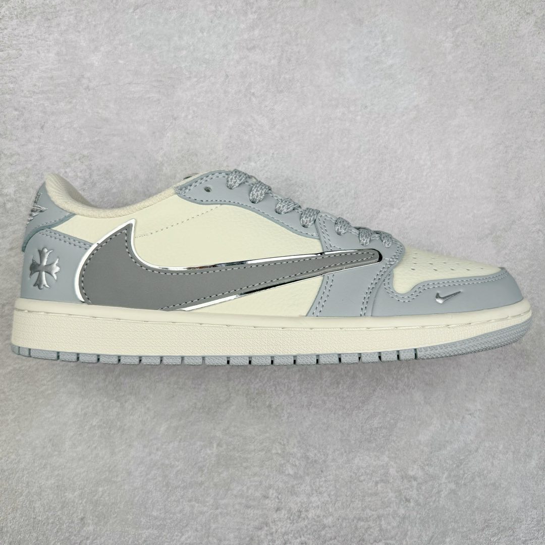 TS x Air Jordan AJ1 Low 倒钩低帮联名定制配色 DM7866-016 原厂内置气垫魔块 A模大底 头层小牛皮 鞋舌AJ原厂专用牛津布+AJ专用反口珍珠布+原厂无杂质高弹内里海棉+特殊封边弹力鞋带 尺码：36 36.5 37.5 38 38.5 39 40 40.5 41 42 42.5 43 44 44.5 45 46 47.5-选品中心