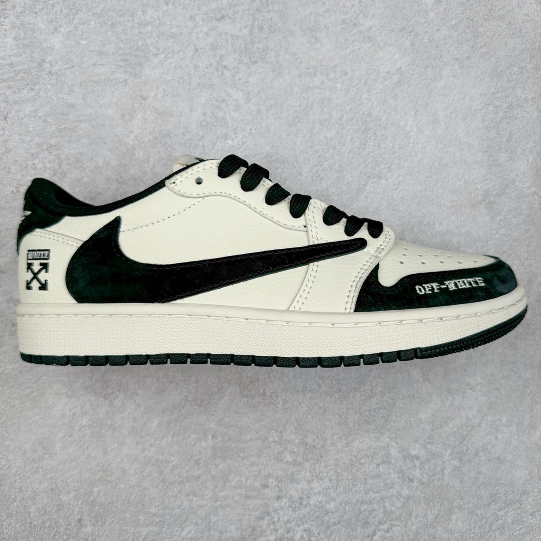 TS x Air Jordan AJ1 Low 倒钩低帮联名定制配色 DM7866-065 原厂内置气垫魔块 A模大底 头层小牛皮 鞋舌AJ原厂专用牛津布+AJ专用反口珍珠布+原厂无杂质高弹内里海棉+特殊封边弹力鞋带 尺码：36 36.5 37.5 38 38.5 39 40 40.5 41 42 42.5 43 44 44.5 45 46 47.5-选品中心