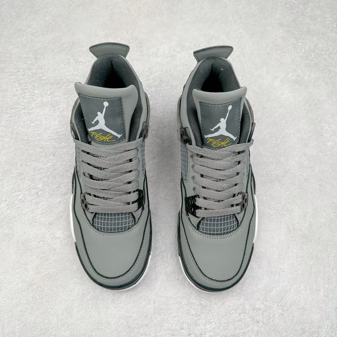 图片[2]-＃特价福利 Air Jordan AJ4 Retro 大厂出品 原纸板楦头开发 定制优质皮料 完美鞋型匹配公司货 正确TPU鞋舌锁扣 最新原厂底模 大底卡色咬花完美 鞋柜必备鞋款 终端现货供应 尺码：36 36.5 37.5 38 38.5 39 40 40.5 41 42 42.5 43 44 44.5 45 46 47.5-选品中心