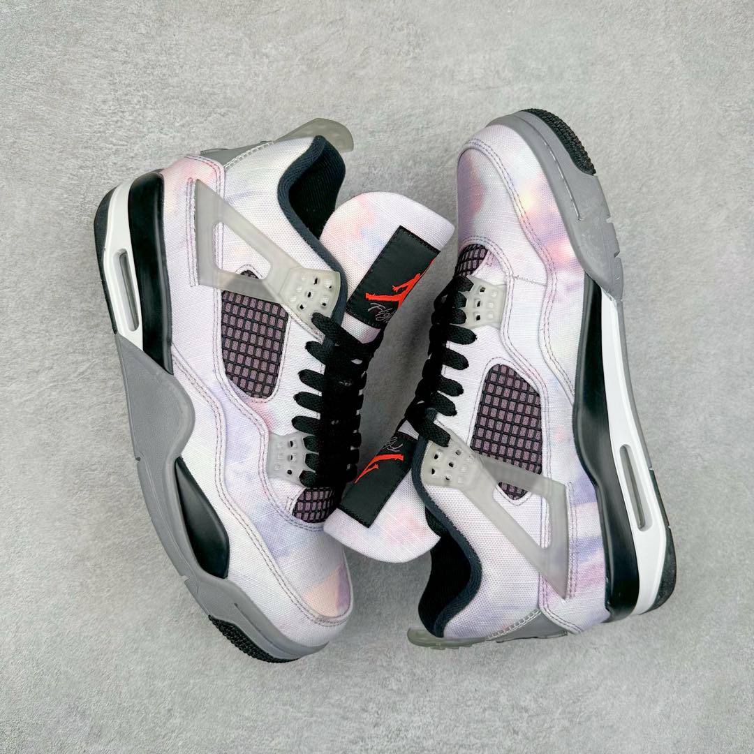 图片[3]-＃特价福利 Air Jordan AJ4 Retro 大厂出品 原纸板楦头开发 定制优质皮料 完美鞋型匹配公司货 正确TPU鞋舌锁扣 最新原厂底模 大底卡色咬花完美 鞋柜必备鞋款 终端现货供应 尺码：36 36.5 37.5 38 38.5 39 40 40.5 41 42 42.5 43 44 44.5 45 46 47.5-选品中心