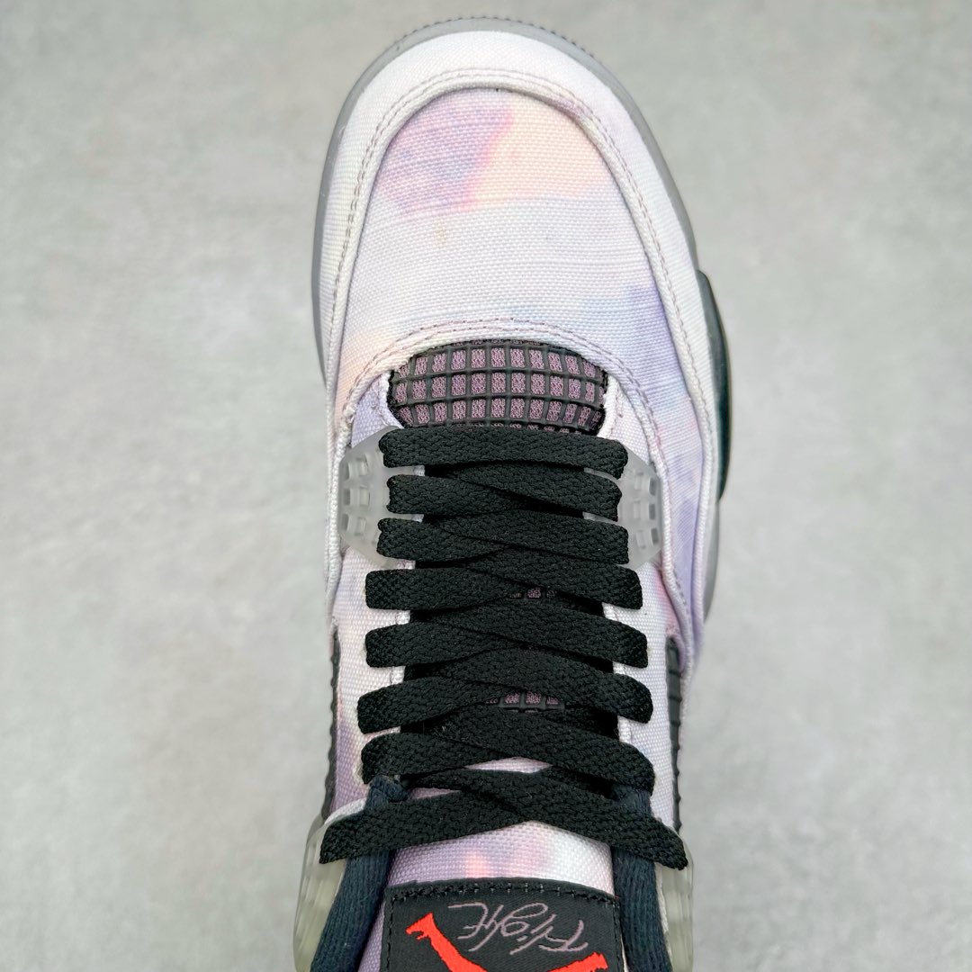 图片[4]-＃特价福利 Air Jordan AJ4 Retro 大厂出品 原纸板楦头开发 定制优质皮料 完美鞋型匹配公司货 正确TPU鞋舌锁扣 最新原厂底模 大底卡色咬花完美 鞋柜必备鞋款 终端现货供应 尺码：36 36.5 37.5 38 38.5 39 40 40.5 41 42 42.5 43 44 44.5 45 46 47.5-选品中心