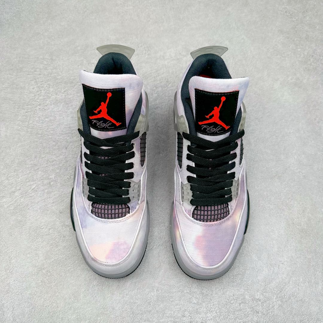 图片[2]-＃特价福利 Air Jordan AJ4 Retro 大厂出品 原纸板楦头开发 定制优质皮料 完美鞋型匹配公司货 正确TPU鞋舌锁扣 最新原厂底模 大底卡色咬花完美 鞋柜必备鞋款 终端现货供应 尺码：36 36.5 37.5 38 38.5 39 40 40.5 41 42 42.5 43 44 44.5 45 46 47.5-选品中心