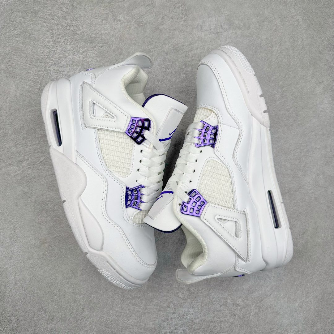 图片[3]-＃特价福利 Air Jordan AJ4 Retro 大厂出品 原纸板楦头开发 完美鞋型匹配公司货 正确TPU鞋舌锁扣 乳胶鞋垫 最新原厂底模 大底卡色咬花完美 鞋柜必备鞋款 终端现货供应 尺码：36 36.5 37.5 38 38.5 39 40 40.5 41 42 42.5 43 44 44.5 45 46 47.5-选品中心