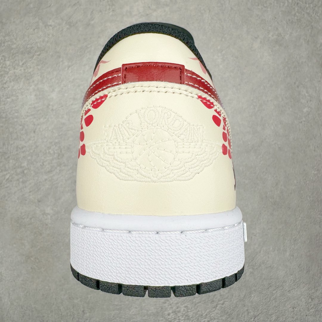 图片[8]-Air Jordan AJ1 Low 低帮定制 蛇年限定 553558-132 原厂内置气垫魔块 A模大底 头层小牛皮 鞋舌AJ原厂专用牛津布+AJ专用反口珍珠布+原厂无杂质高弹内里海棉+特殊封边弹力鞋带 尺码：36 36.5 37.5 38 38.5 39 40 40.5 41 42 42.5 43 44 44.5 45 46 47.5-选品中心