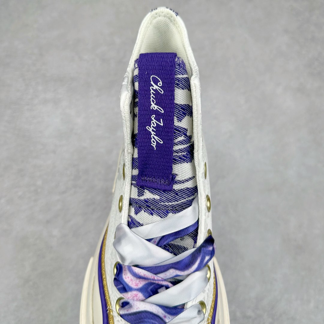 图片[5]-（配件丢失扣20） 紫气东来 紫定多金 💜 蛇年限定 厚底夹心高帮 Converse Run Star Legacy CX 隆重中国年，必须来点高规格 紫气东来，目带不凡气场 从中国美学汲取灵感 贵气优雅紫，演绎古典韵味的青花瓷纹理發 搭配纺织织物材质的帮面，打造细腻触感世自带星星硬币链条元素，寓意星运与你相随，倾注美好祈愿 致意农历新年 厚底设计助你蛇年高调出场 货号：A13350C 尺码：35 36 36.5 37 37.5 38 39 39.5 40 41 41.5 42 42.5 43 44-选品中心