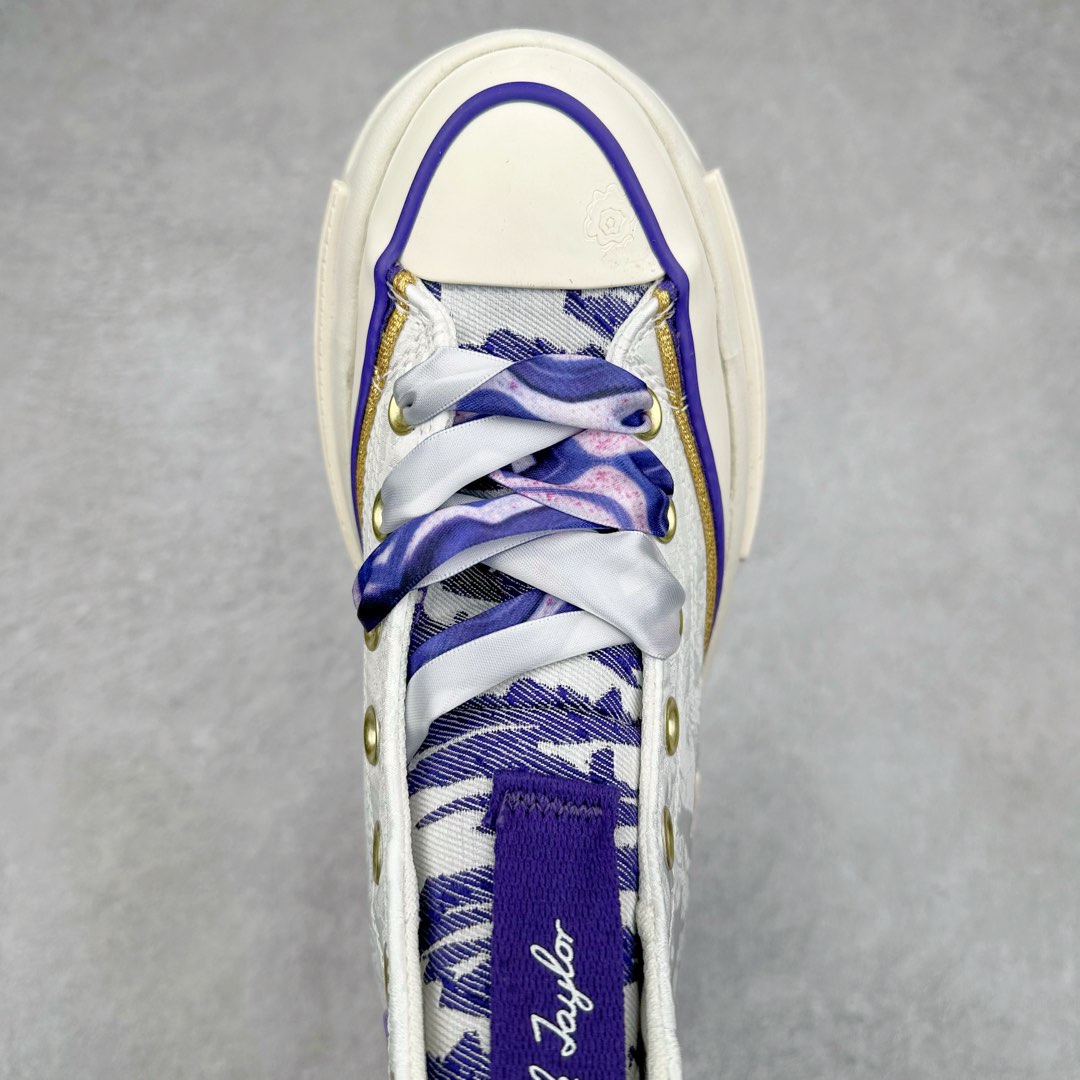 图片[4]-（配件丢失扣20） 紫气东来 紫定多金 💜 蛇年限定 厚底夹心高帮 Converse Run Star Legacy CX 隆重中国年，必须来点高规格 紫气东来，目带不凡气场 从中国美学汲取灵感 贵气优雅紫，演绎古典韵味的青花瓷纹理發 搭配纺织织物材质的帮面，打造细腻触感世自带星星硬币链条元素，寓意星运与你相随，倾注美好祈愿 致意农历新年 厚底设计助你蛇年高调出场 货号：A13350C 尺码：35 36 36.5 37 37.5 38 39 39.5 40 41 41.5 42 42.5 43 44-选品中心