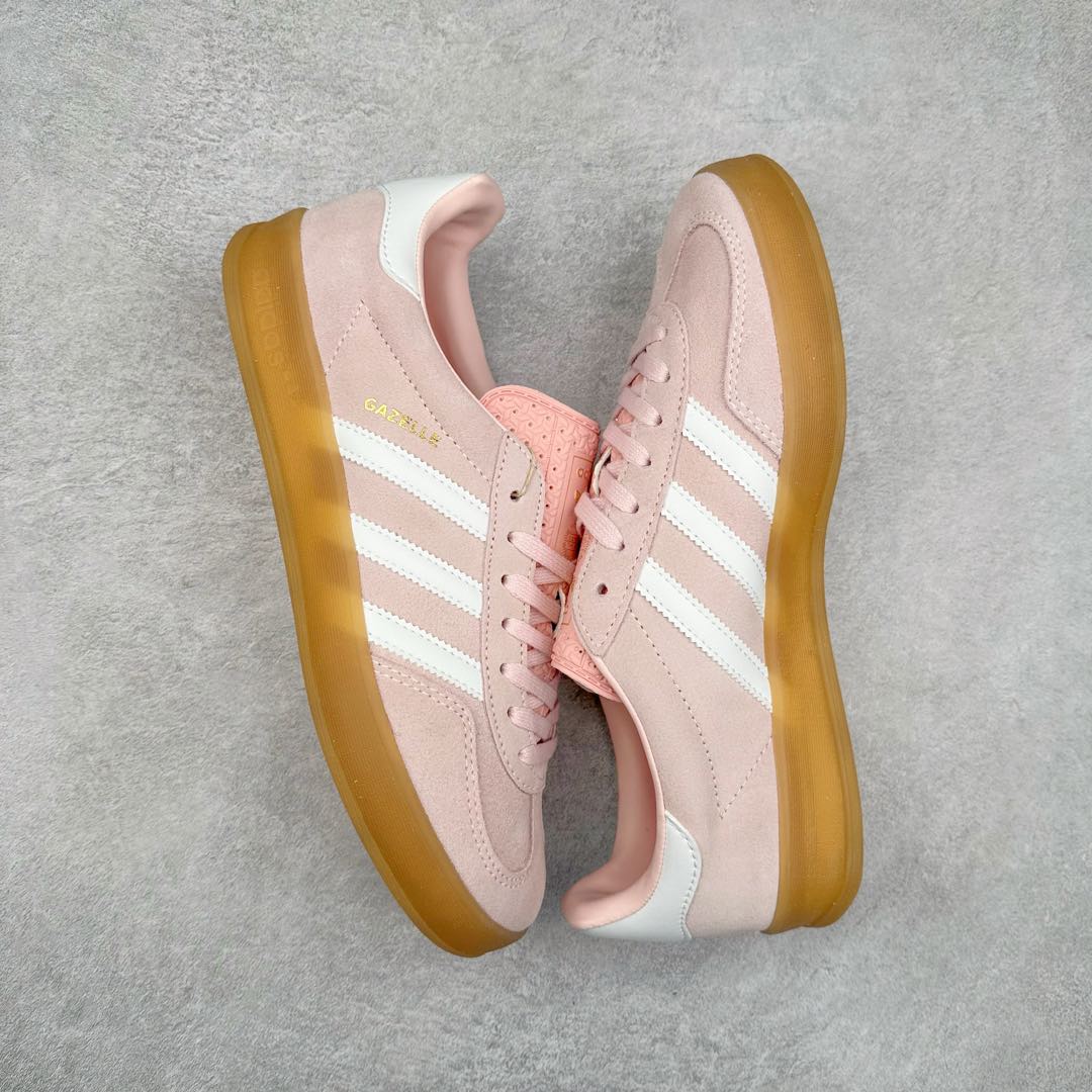 图片[3]-AD Gazelle Indoor Trainers 羚羊内训系列低帮复古百搭休闲运动德训风板鞋 90年代经典的复刻版！自60年代以足球训练鞋面世以来,Gazelle就以其经典设计席卷全球。1991年版本的复刻,再造经典Gazelle。采用皮革打造,搭配浊色细节,让这款经典更加简约。尺码：36 36⅔ 37⅓ 38 38⅔ 39⅓ 40 40⅔ 41⅓ 42 42⅔ 43⅓ 44 45-选品中心