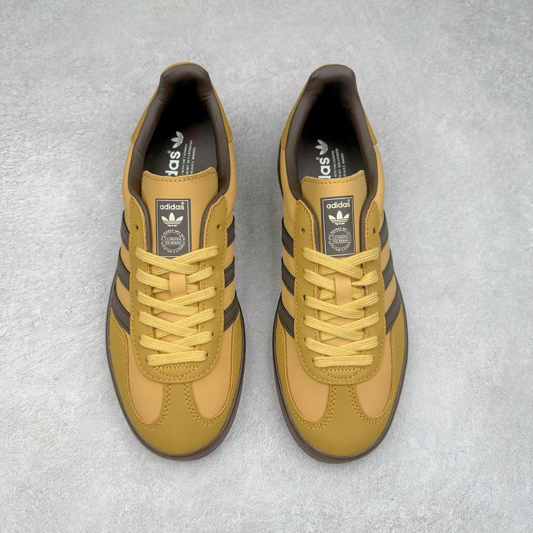 图片[2]-AD Gazelle Indoor Trainers 羚羊内训系列低帮复古百搭休闲运动德训风板鞋 90年代经典的复刻版！自60年代以足球训练鞋面世以来,Gazelle就以其经典设计席卷全球。1991年版本的复刻,再造经典Gazelle。采用皮革打造,搭配浊色细节,让这款经典更加简约。尺码：36 36⅔ 37⅓ 38 38⅔ 39⅓ 40 40⅔ 41⅓ 42 42⅔ 43⅓ 44 45-选品中心