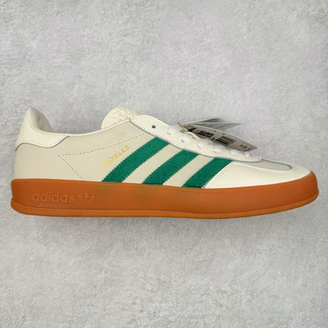 图片[4]-AD Gazelle Indoor Trainers 羚羊内训系列低帮复古百搭休闲运动德训风板鞋 90年代经典的复刻版！自60年代以足球训练鞋面世以来,Gazelle就以其经典设计席卷全球。1991年版本的复刻,再造经典Gazelle。采用皮革打造,搭配浊色细节,让这款经典更加简约。尺码：36 36⅔ 37⅓ 38 38⅔ 39⅓ 40 40⅔ 41⅓ 42 42⅔ 43⅓ 44 45-选品中心