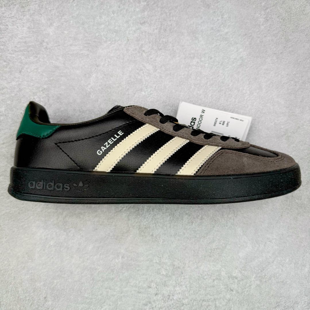 图片[2]-AD Gazelle Indoor Trainers 羚羊内训系列低帮复古百搭休闲运动德训风板鞋 90年代经典的复刻版！自60年代以足球训练鞋面世以来,Gazelle就以其经典设计席卷全球。1991年版本的复刻,再造经典Gazelle。采用皮革打造,搭配浊色细节,让这款经典更加简约。尺码：36 36⅔ 37⅓ 38 38⅔ 39⅓ 40 40⅔ 41⅓ 42 42⅔ 43⅓ 44 45-选品中心