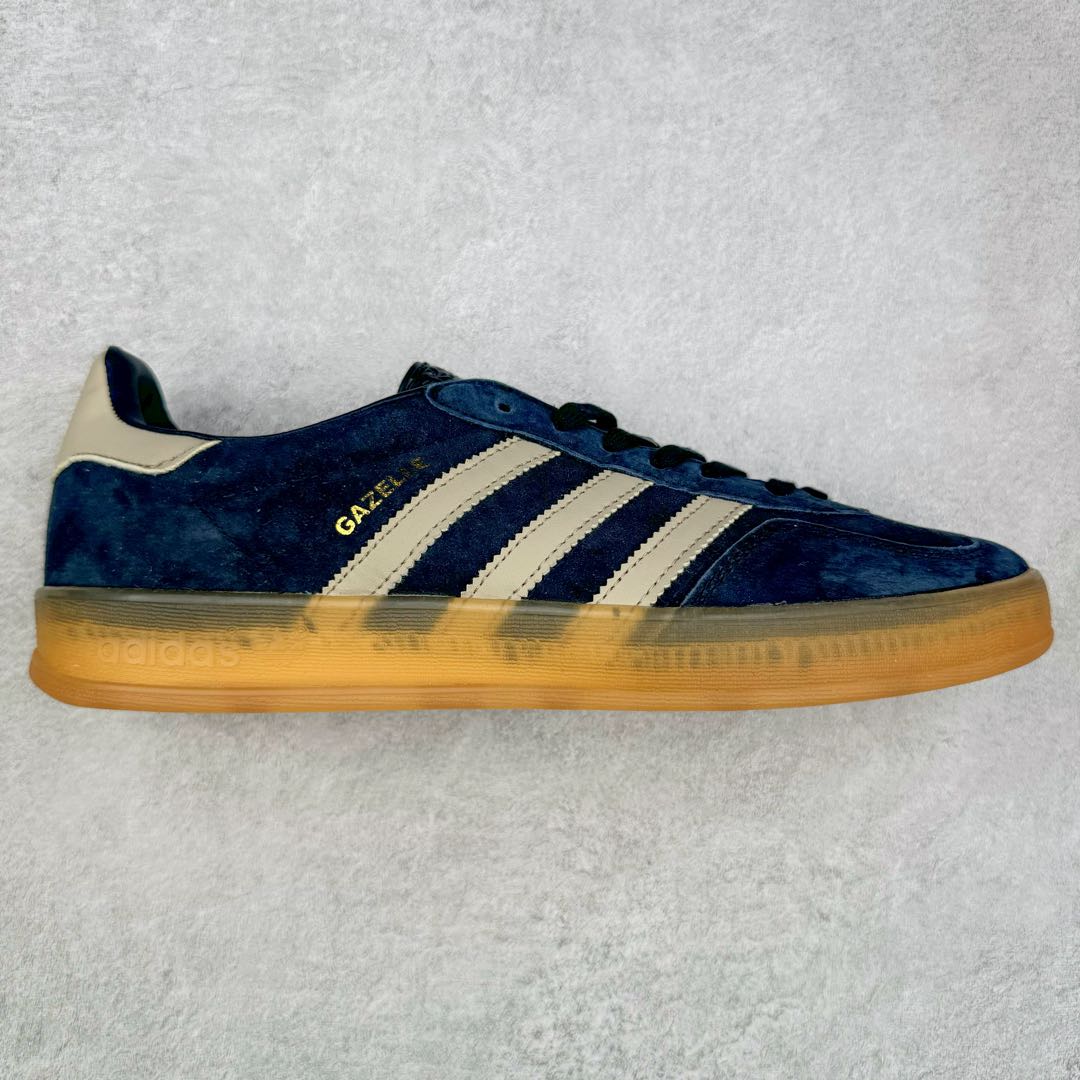 图片[9]-AD Gazelle Indoor Trainers 羚羊内训系列低帮复古百搭休闲运动德训风板鞋 90年代经典的复刻版！自60年代以足球训练鞋面世以来,Gazelle就以其经典设计席卷全球。1991年版本的复刻,再造经典Gazelle。采用皮革打造,搭配浊色细节,让这款经典更加简约。尺码：36 36⅔ 37⅓ 38 38⅔ 39⅓ 40 40⅔ 41⅓ 42 42⅔ 43⅓ 44 45-选品中心