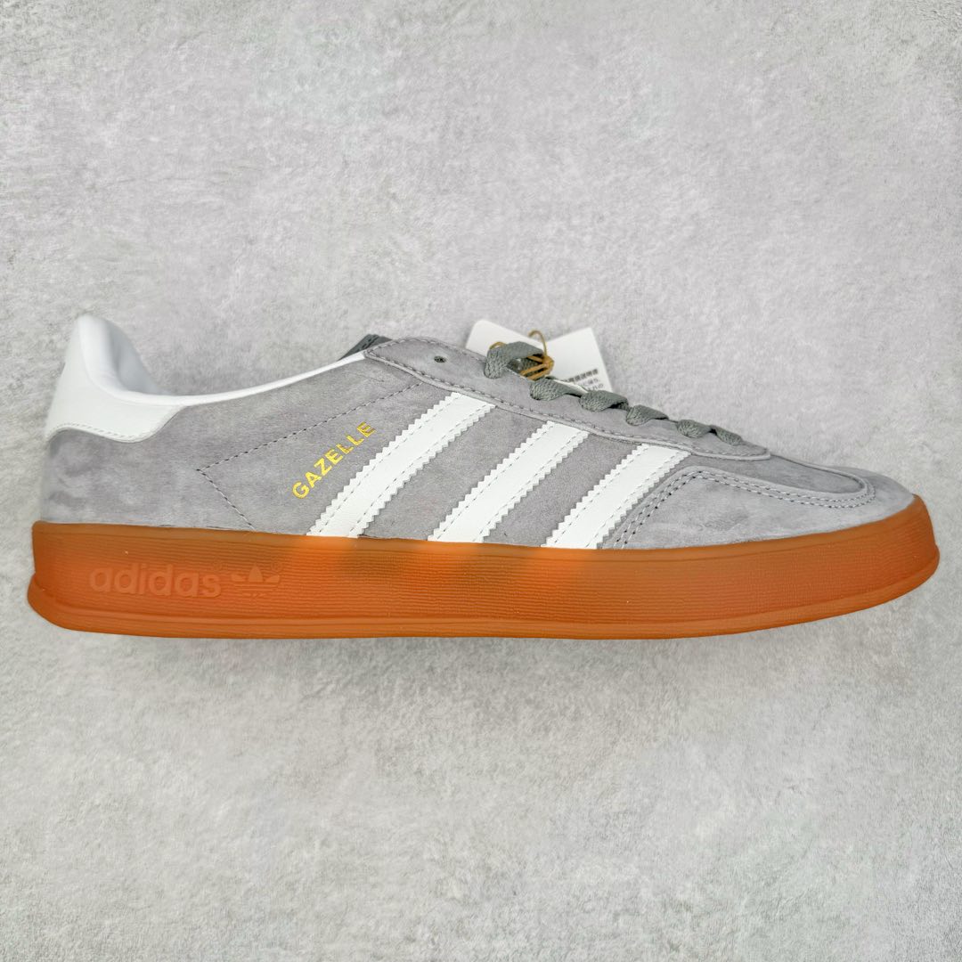 图片[5]-AD Gazelle Indoor Trainers 羚羊内训系列低帮复古百搭休闲运动德训风板鞋 90年代经典的复刻版！自60年代以足球训练鞋面世以来,Gazelle就以其经典设计席卷全球。1991年版本的复刻,再造经典Gazelle。采用皮革打造,搭配浊色细节,让这款经典更加简约。尺码：36 36⅔ 37⅓ 38 38⅔ 39⅓ 40 40⅔ 41⅓ 42 42⅔ 43⅓ 44 45-选品中心