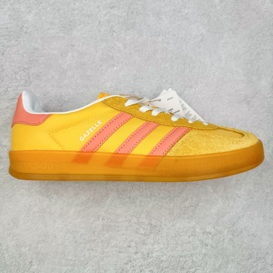 图片[9]-AD Gazelle Indoor Trainers 羚羊内训系列低帮复古百搭休闲运动德训风板鞋 90年代经典的复刻版！自60年代以足球训练鞋面世以来,Gazelle就以其经典设计席卷全球。1991年版本的复刻,再造经典Gazelle。采用皮革打造,搭配浊色细节,让这款经典更加简约。尺码：36 36⅔ 37⅓ 38 38⅔ 39⅓ 40 40⅔ 41⅓ 42 42⅔ 43⅓ 44 45-选品中心