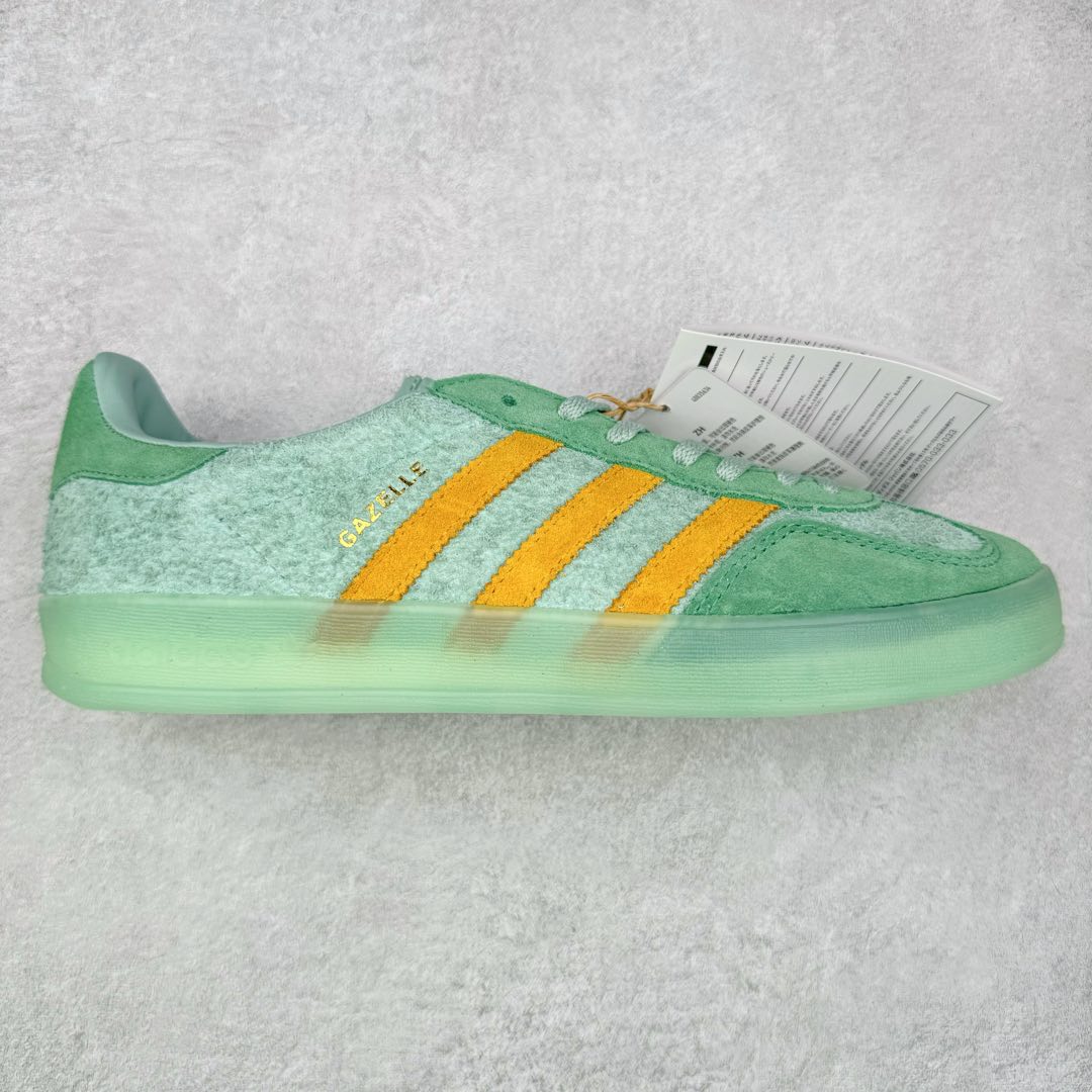 图片[5]-AD Gazelle Indoor Trainers 羚羊内训系列低帮复古百搭休闲运动德训风板鞋 90年代经典的复刻版！自60年代以足球训练鞋面世以来,Gazelle就以其经典设计席卷全球。1991年版本的复刻,再造经典Gazelle。采用皮革打造,搭配浊色细节,让这款经典更加简约。尺码：36 36⅔ 37⅓ 38 38⅔ 39⅓ 40 40⅔ 41⅓ 42 42⅔ 43⅓ 44 45-选品中心