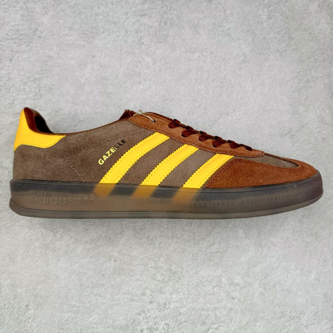 图片[3]-AD Gazelle Indoor Trainers 羚羊内训系列低帮复古百搭休闲运动德训风板鞋 90年代经典的复刻版！自60年代以足球训练鞋面世以来,Gazelle就以其经典设计席卷全球。1991年版本的复刻,再造经典Gazelle。采用皮革打造,搭配浊色细节,让这款经典更加简约。尺码：36 36⅔ 37⅓ 38 38⅔ 39⅓ 40 40⅔ 41⅓ 42 42⅔ 43⅓ 44 45-选品中心