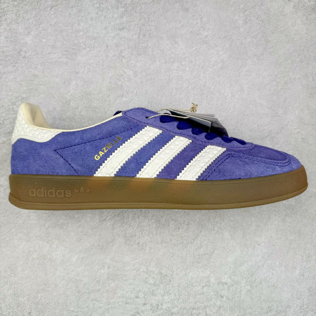 图片[2]-AD Gazelle Indoor Trainers 羚羊内训系列低帮复古百搭休闲运动德训风板鞋 90年代经典的复刻版！自60年代以足球训练鞋面世以来,Gazelle就以其经典设计席卷全球。1991年版本的复刻,再造经典Gazelle。采用皮革打造,搭配浊色细节,让这款经典更加简约。尺码：36 36⅔ 37⅓ 38 38⅔ 39⅓ 40 40⅔ 41⅓ 42 42⅔ 43⅓ 44 45-选品中心