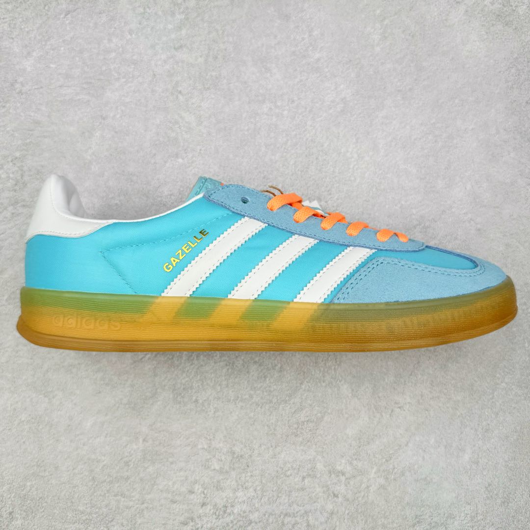 图片[4]-AD Gazelle Indoor Trainers 羚羊内训系列低帮复古百搭休闲运动德训风板鞋 90年代经典的复刻版！自60年代以足球训练鞋面世以来,Gazelle就以其经典设计席卷全球。1991年版本的复刻,再造经典Gazelle。采用皮革打造,搭配浊色细节,让这款经典更加简约。尺码：36 36⅔ 37⅓ 38 38⅔ 39⅓ 40 40⅔ 41⅓ 42 42⅔ 43⅓ 44 45-选品中心