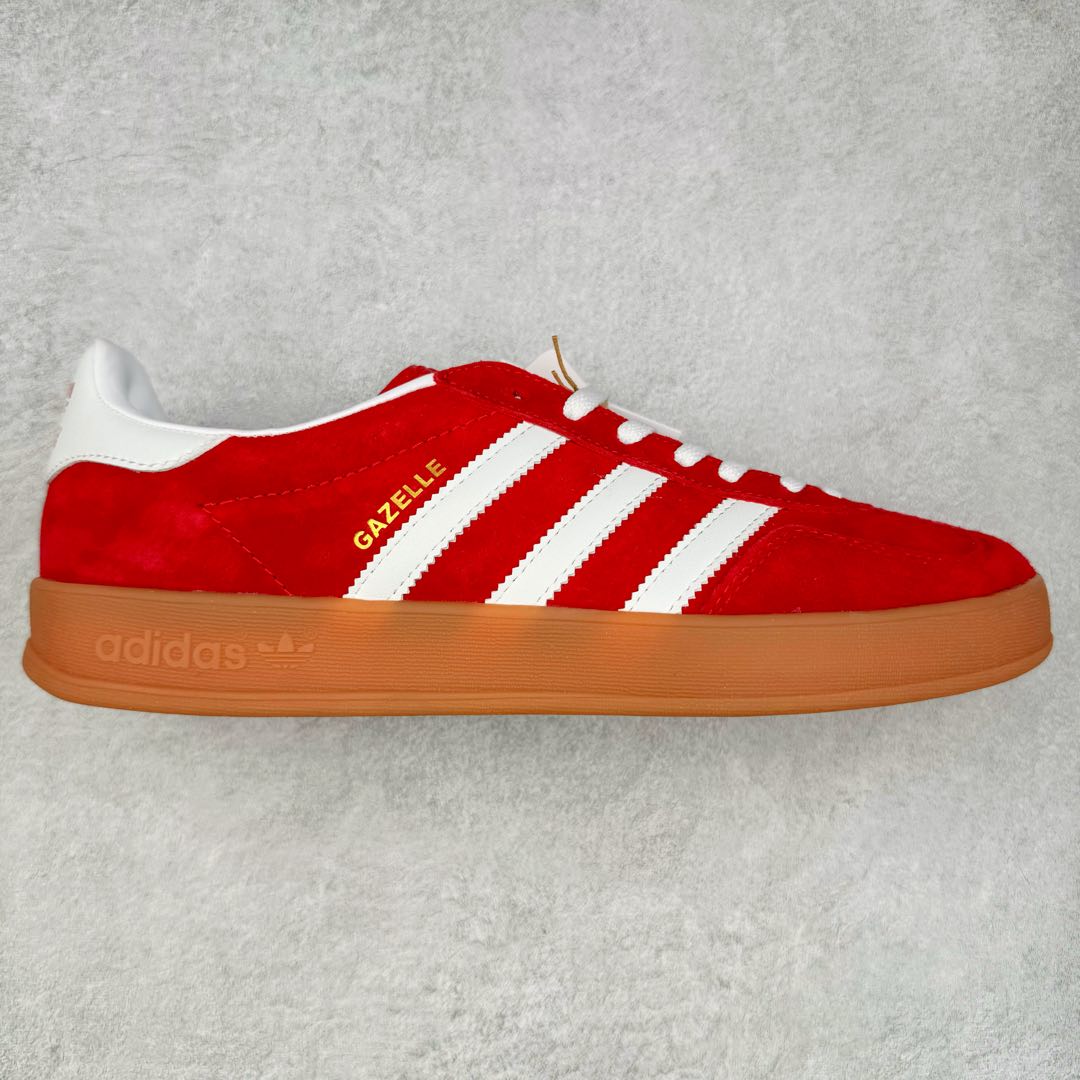 图片[2]-AD Gazelle Indoor Trainers 羚羊内训系列低帮复古百搭休闲运动德训风板鞋 90年代经典的复刻版！自60年代以足球训练鞋面世以来,Gazelle就以其经典设计席卷全球。1991年版本的复刻,再造经典Gazelle。采用皮革打造,搭配浊色细节,让这款经典更加简约。尺码：36 36⅔ 37⅓ 38 38⅔ 39⅓ 40 40⅔ 41⅓ 42 42⅔ 43⅓ 44 45-选品中心
