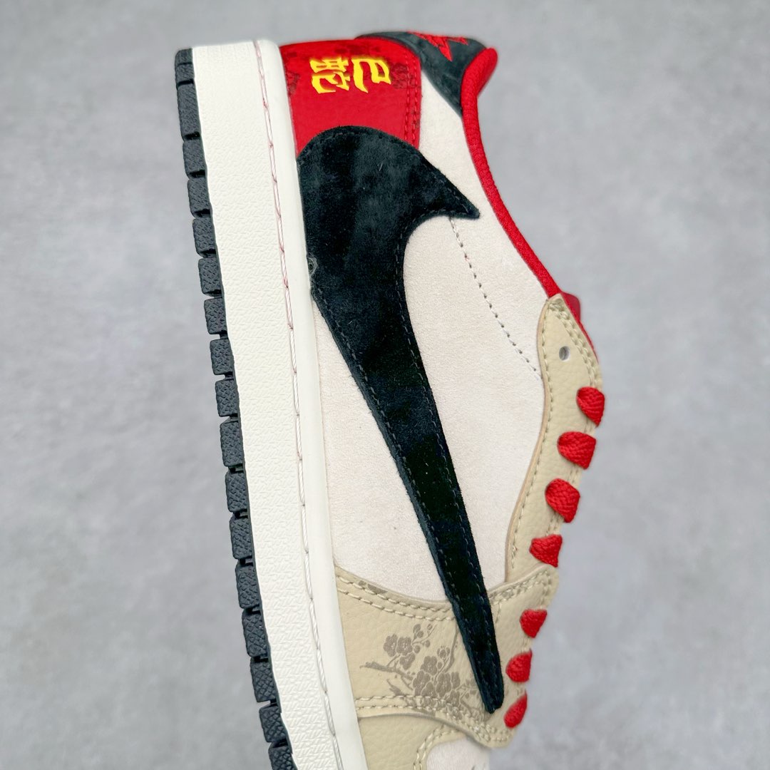 图片[6]-TS x Air Jordan AJ1 Low 倒钩低帮联名定制配色 DM7866-077 原厂内置气垫魔块 A模大底 头层小牛皮 鞋舌AJ原厂专用牛津布+AJ专用反口珍珠布+原厂无杂质高弹内里海棉+特殊封边弹力鞋带 尺码：36 36.5 37.5 38 38.5 39 40 40.5 41 42 42.5 43 44 44.5 45 46 47.5-选品中心