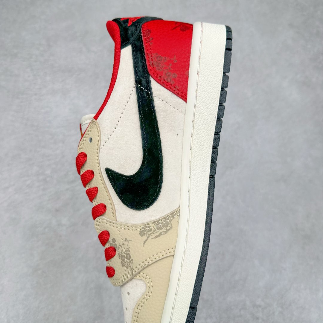 图片[7]-TS x Air Jordan AJ1 Low 倒钩低帮联名定制配色 DM7866-077 原厂内置气垫魔块 A模大底 头层小牛皮 鞋舌AJ原厂专用牛津布+AJ专用反口珍珠布+原厂无杂质高弹内里海棉+特殊封边弹力鞋带 尺码：36 36.5 37.5 38 38.5 39 40 40.5 41 42 42.5 43 44 44.5 45 46 47.5-选品中心
