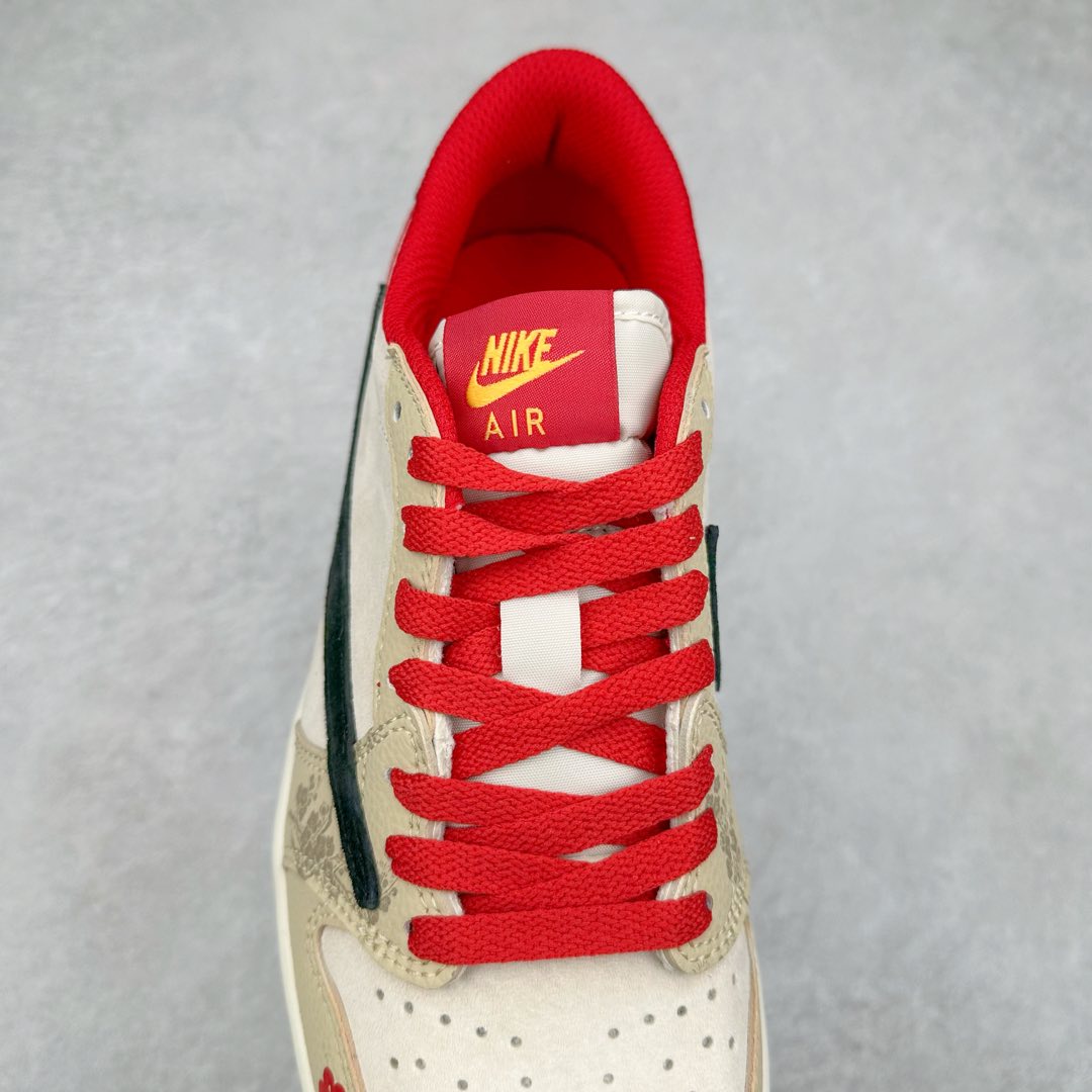 图片[5]-TS x Air Jordan AJ1 Low 倒钩低帮联名定制配色 DM7866-077 原厂内置气垫魔块 A模大底 头层小牛皮 鞋舌AJ原厂专用牛津布+AJ专用反口珍珠布+原厂无杂质高弹内里海棉+特殊封边弹力鞋带 尺码：36 36.5 37.5 38 38.5 39 40 40.5 41 42 42.5 43 44 44.5 45 46 47.5-选品中心