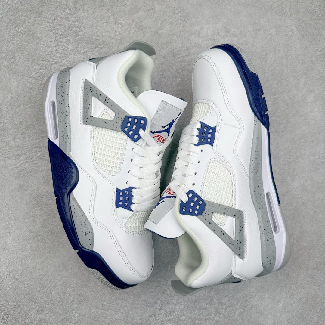 图片[3]-＃头层特价福利 Air Jordan AJ4 Retro 系列六色 头层皮料加持 大厂出品 原纸板楦头开发 完美鞋型匹配公司货 正确TPU鞋舌锁扣 乳胶鞋垫 最新原厂底模 大底卡色咬花完美 鞋柜必备鞋款 终端现货供应 尺码：36 36.5 37.5 38 38.5 39 40 40.5 41 42 42.5 43 44 44.5 45 46-选品中心