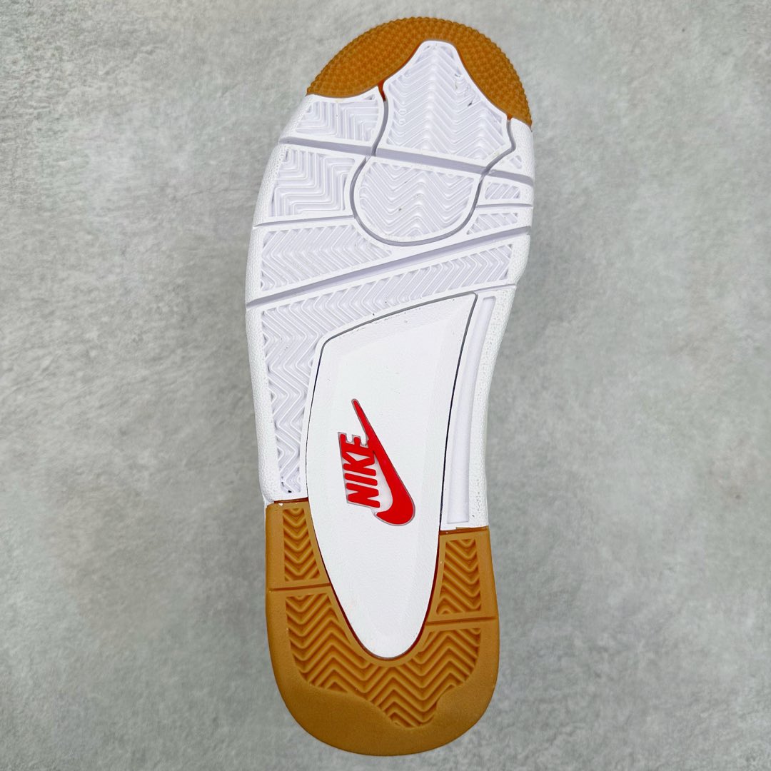 图片[9]-＃头层特价福利 Air Jordan AJ4 Retro 系列六色 头层皮料加持 大厂出品 原纸板楦头开发 完美鞋型匹配公司货 正确TPU鞋舌锁扣 乳胶鞋垫 最新原厂底模 大底卡色咬花完美 鞋柜必备鞋款 终端现货供应 尺码：36 36.5 37.5 38 38.5 39 40 40.5 41 42 42.5 43 44 44.5 45 46-选品中心