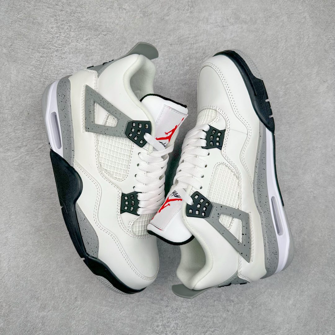 图片[3]-＃特价福利 Air Jordan AJ4 Retro 大厂出品 原纸板楦头开发 完美鞋型匹配公司货 正确TPU鞋舌锁扣 乳胶鞋垫 最新原厂底模 大底卡色咬花完美 鞋柜必备鞋款 终端现货供应 尺码：36 36.5 37.5 38 38.5 39 40 40.5 41 42 42.5 43 44 44.5 45 46 47.5-选品中心