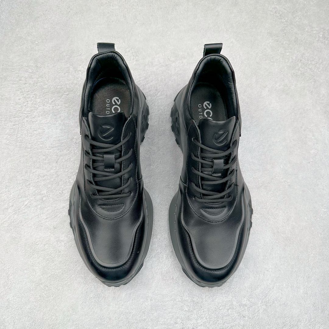 图片[2]-Ecco爱步男鞋新款运动鞋 跑鞋厚底增高老爹鞋 驱动系列全新款式 拼色拼接鞋面 时尚有型 牛皮与纺织品拼接 脚感舒适 出街有型 贴心套脚系带设计 舒适包裹双足 柔软细腻，亲肤透气 以摩托车粗犷胎纹为灵感 PU大底提供牵引性和支撑性 耐磨防滑提升稳定性 轻盈鞋底 舒适耐穿 户外出行 肆意洒脱 尺码：38 39 40 41 42 43 44（皮鞋码）-选品中心